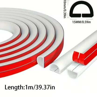 1 Rolle 300 cm Kabelmanagement-Hülle - Selbstklebende PVC-Kabelabdeckung für Wand & Boden, Isolierte Kabelabdeckung