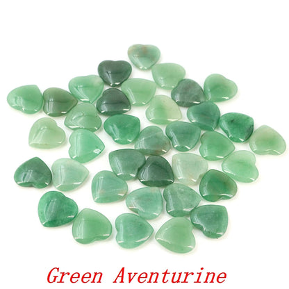 Viele Großhandel Edelstein Herzform LIEBE 20 MM Natürliche Kristall Amethyst Achat Perle Heilung Reiki Naturstein Geschenk Liefert