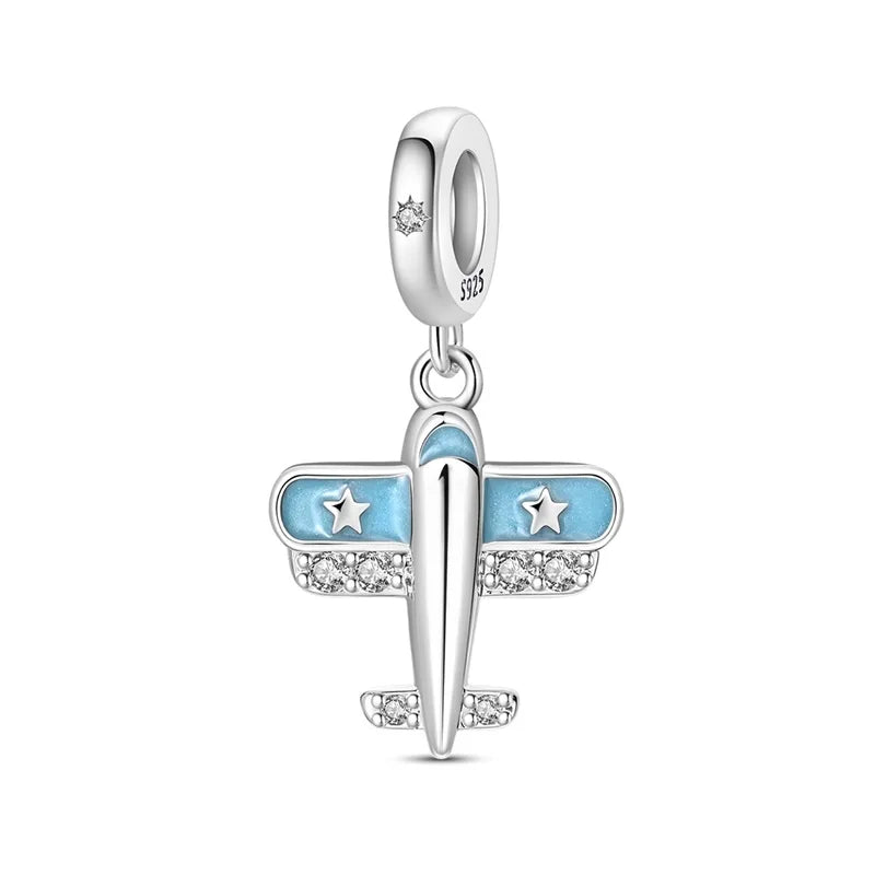 Profound 925 Sterling Silber Parfümflasche Schleife Ballettschuhe Rock Wolke Charm Passend für DIY Armband Halskette Charmante Geschenke