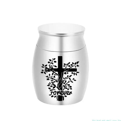 581c kreative Haustier -Einäscherung Schmuck Urne Sarg für Asche Sarg Urne Mini Jar