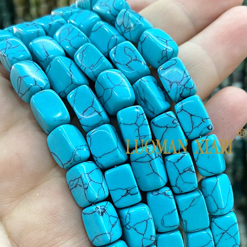 Natürliche Stein 8x12MM Unregelmäßige Raw Grün Taiwan Jade Jaspis Lose Spacer Perlen für Schmuck Machen Diy Armband zubehör 15''