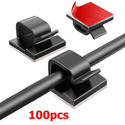 10-150PCS Kabel Organizer Clips Draht Wickler Halter Kopfhörer Maus Kabel Clip Protector USB Kabel Management Clips draht Manager