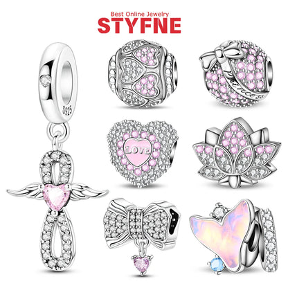 2025 S925 Silber Unendlichkeit Liebe Baumeln Charms Wie Schlange Verwickeln Perlen Fit Original Armband Diy Zubehör Edlen Schmuck Geschenke