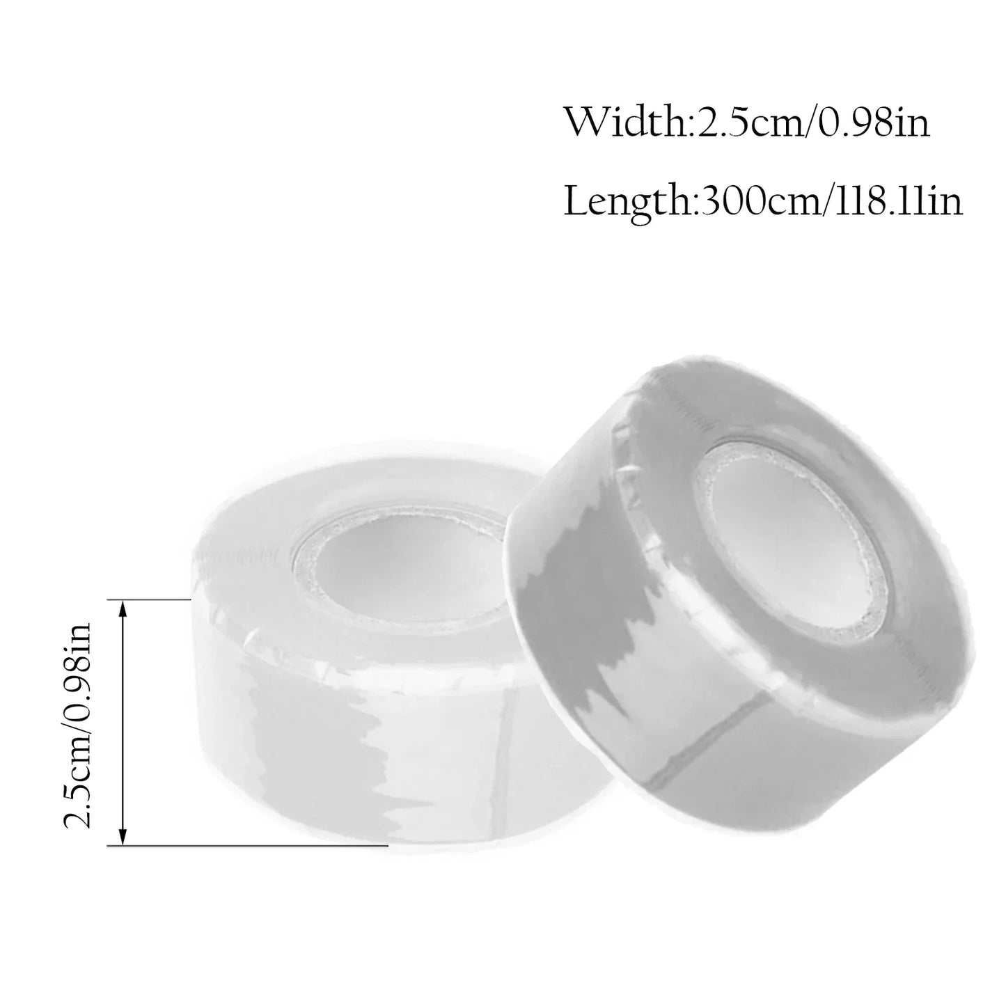 1–4 Stück wasserdichtes, selbstverschmelzendes Silikonband für die Reparatur von Rohrlecks – hochelastisches, selbstklebendes wasserdichtes Klebeband für Lecks Flex