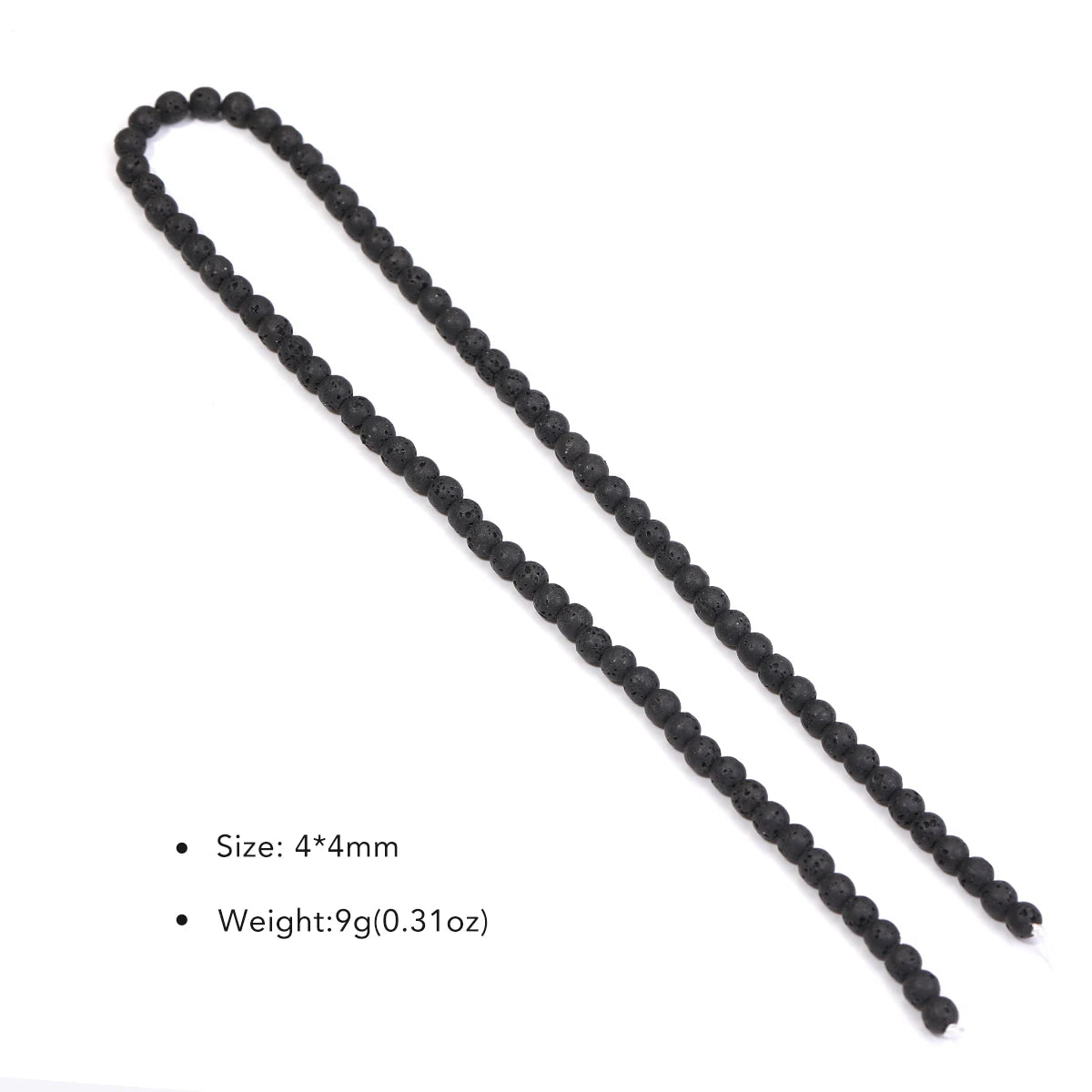 Piedras volcánicas natürliche schwarze Lava zylindrische quadratische Abacus-Steinperlen für Schmuckherstellung, DIY-Schmuck, Armbänder, handgefertigt