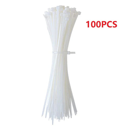 50/100/150 Stück selbstklebende Nylon-Kabelbinder zur Befestigung von Drähten, Organizer, Fixierer, einfaches Kabelmanagement-System, wiederverwendbar, langlebig