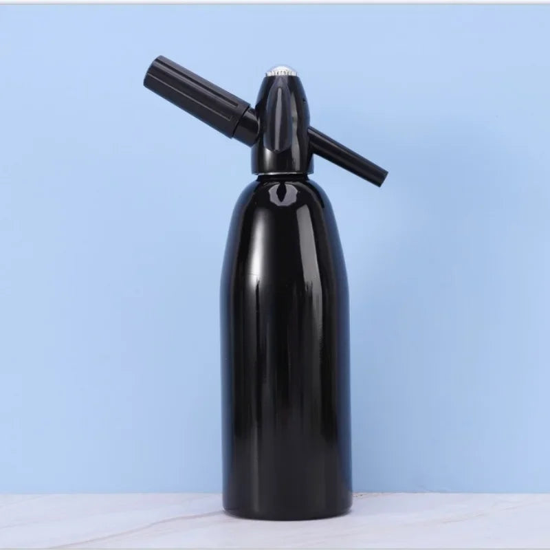 Tragbare Sprudelwasserbereiter Geschmack Soda Blaster CO2 Cocktail Blase Getränke Druckregler Barkeeper Siphon Zubehör Aluminium
