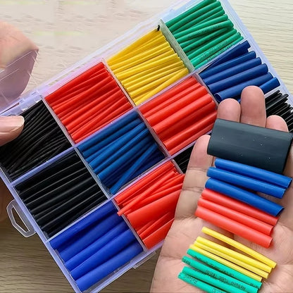 Schrumpfschlauch-Set, Draht, elektrischer Anschluss, Drahtwickel, Kabelschutz, thermobeständiger Schlauch, Verpackungsisolierung