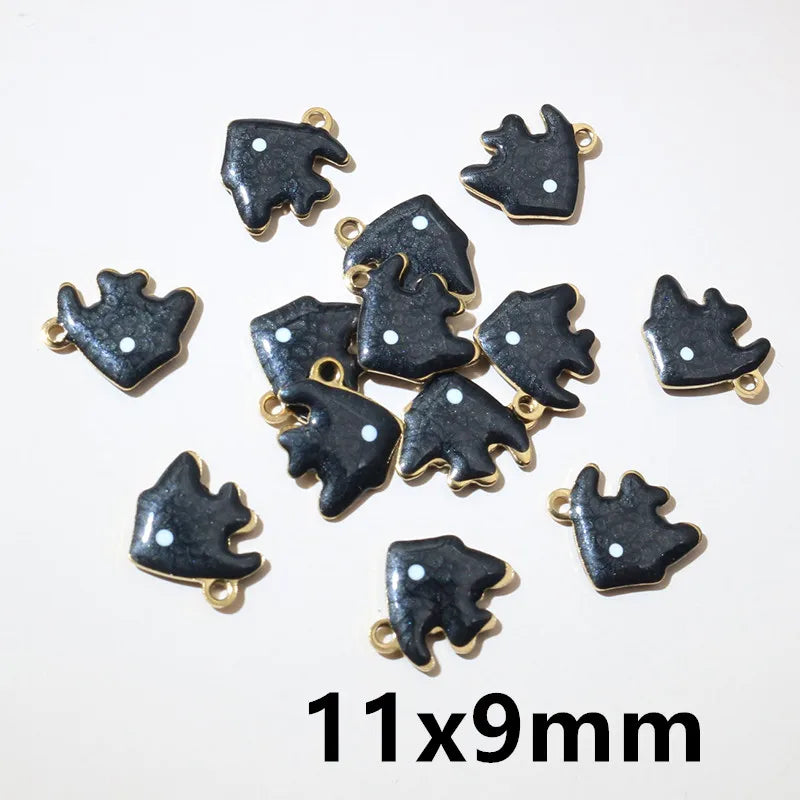 20 Stück 11x9mm Edelstahl Fisch Emaille Charms Anhänger Edelstahl DIY Schmuck Herstellung Zubehör Ergebnisse