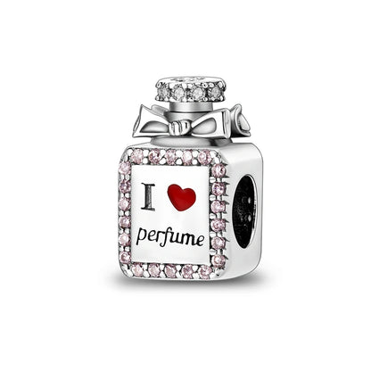Neue 2025 925 Sterling Silber Charms Perlen Liebe Herz Rosa Original Charm Anhänger Fit Charm Armbänder DIY Schmuck Geburtstag Geschenk