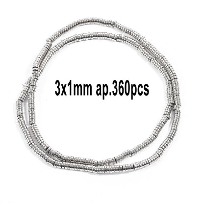 Großhandel AAA Rhodium Hämatit Perlen Charms Herz Stern Rohr Facettierte Runde Unregelmäßige Geometrische Form Perlen Für Schmuck Machen