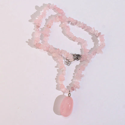 Natürliche Amethyst- und Kristallquarz-Chip-Perlen-Choker-Halskette, Böhmischer Unregelmäßiger Heilstein-Schmuck für Frauen