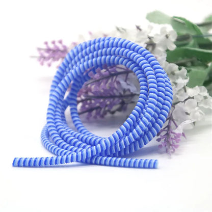 100pcs 1,4 m bunte Spiral ladegerät Kabel Kabels chutz universelle Datenleitung Dekoration Wickler für iPhone Samsung Huawei Xiaomi
