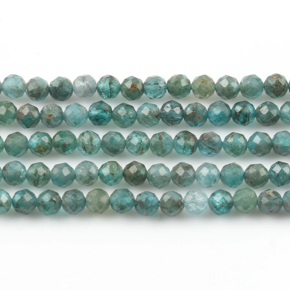 2 3 4mm natürliche facettierte Citrin Opal Jade Onyx Edelstein Perlen runde Mineral perlen für Schmuck herstellung DIY Armband Zubehör