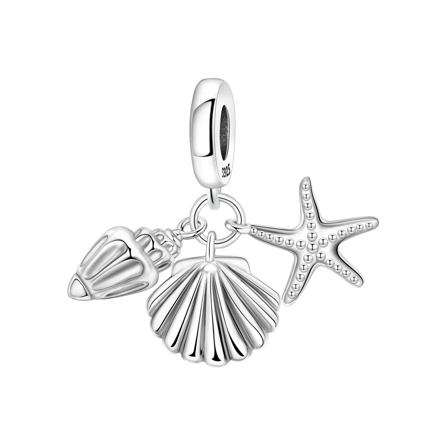 Blauer Charm, 925er Sterlingsilber, Ozeanperlen, Betta-Fisch-Anhänger, Geburtstagsfeier, Geschenk für Frauen, Armband, Halskette, DIY-Perlen, Schmuck