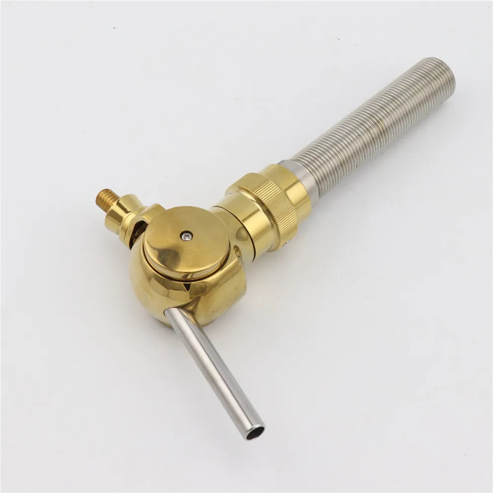 Homebrew Bier Armaturen Belgischen Typ Draft Bier Tap Mit 100mm Länge G5/8 "Schaft Kupfer Verchromt flow Control Ball Form