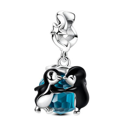 Original-Charm-Perle aus 925er-Sterlingsilber mit eingelegtem Zirkonium, Schleife, Liebesherz, Ballon-Anhänger, passend für Armbänder, DIY-Schmuckmarkierung