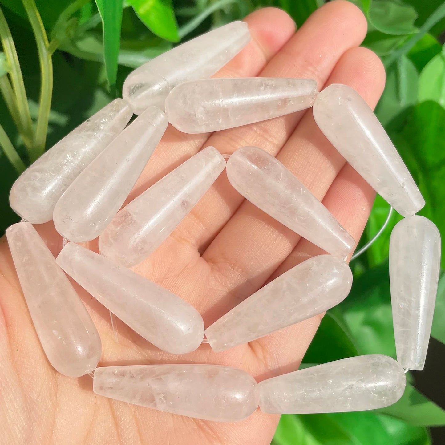 2 Stück natürlicher Wassertropfen aus echtem Stein, Indien-Achate, Labradorit, Tigerauge, Chalcedon, lose Perlen für Schmuckherstellung, DIY-Armband