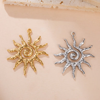 Teamer 3 teile/los Sonne Muster Charms Edelstahl Für Halskette Herstellung Von Schmuck Vintage Zubehör Gott Amulett Geschenk Neue 2026
