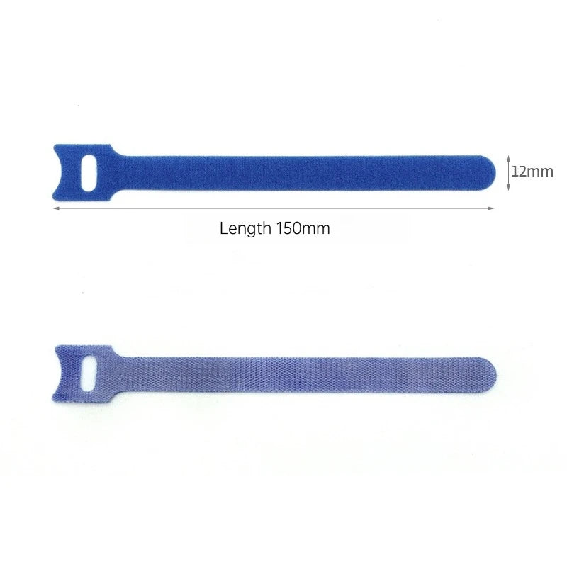 50 - 500 Stück Wiederverwendbare Kabelbinder 150mm Kunststoff Nylon Kabelbinder Nylon-Schlaufenverschluss Verstellbare Befestigungsbänder