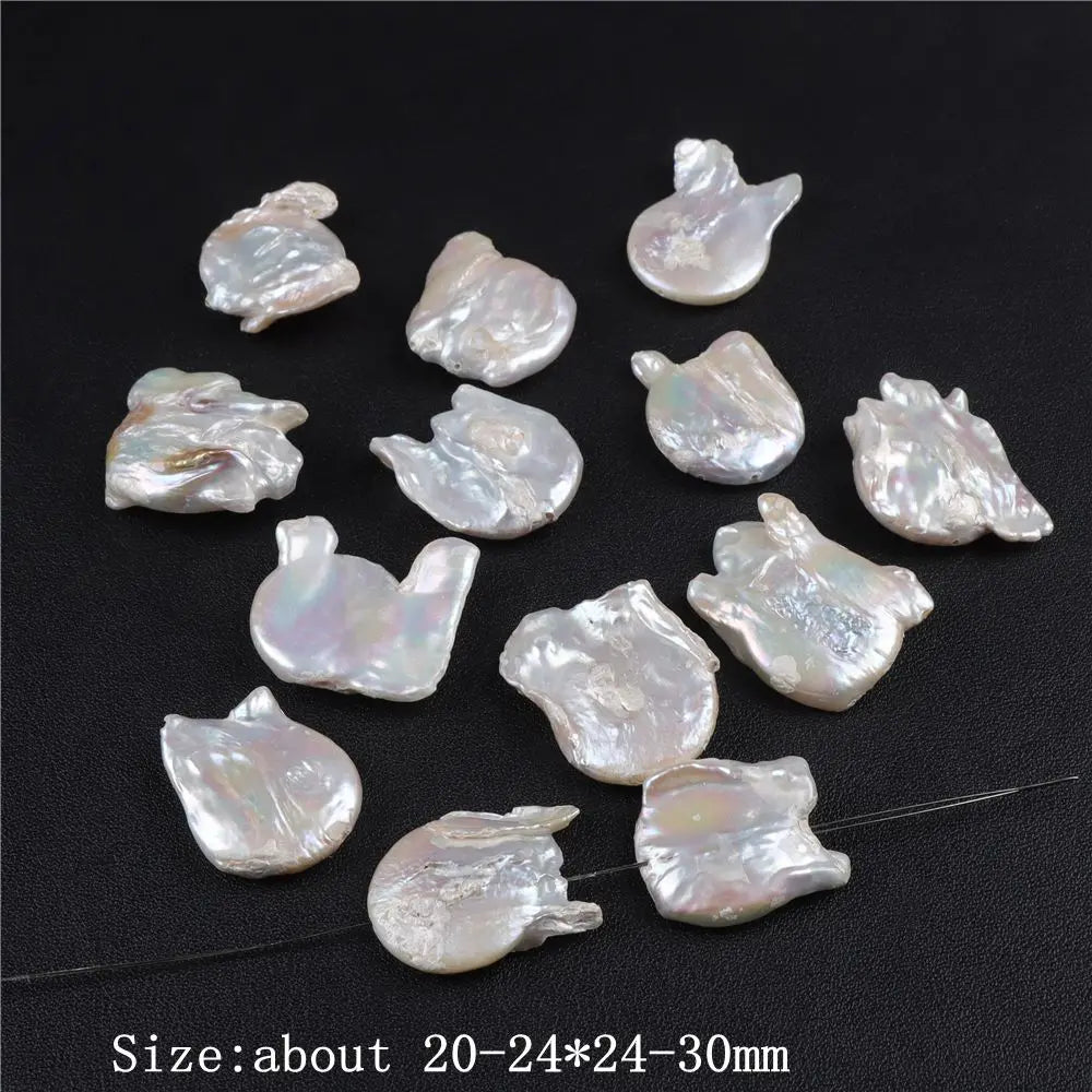 Unregelmäßige Natürliche Perle Perlen Charms Kreuz Runde Barocke Perle Lose Perlen Für Schmuck Machen DIY Anhänger Armband Ohrringe