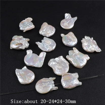 Unregelmäßige Natürliche Perle Perlen Charms Kreuz Runde Barocke Perle Lose Perlen Für Schmuck Machen DIY Anhänger Armband Ohrringe