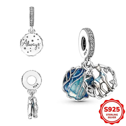 925 Sterling Silber Charms Heiße Star Wars Serie Mandalorianer Helm Anhänger Perlen Original Damen Armbänder DIY Schmuck Geschenke