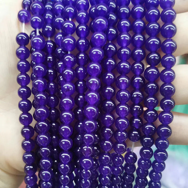 Großhandel Schwarz Onyx Achat Runde Naturstein Perlen Für Schmuck Machen DIY Armband Halskette Charms 4/6/8/10/12/mm Strang 15''