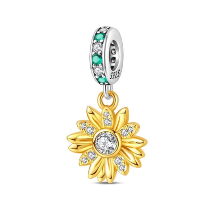 Original-Charm-Perlen aus 925er-Sterlingsilber, goldener Leopard, Glühwürmchen, Schmetterling, Heißluftballon-Perlen, passend für DIY-Armbänder, edler Schmuck
