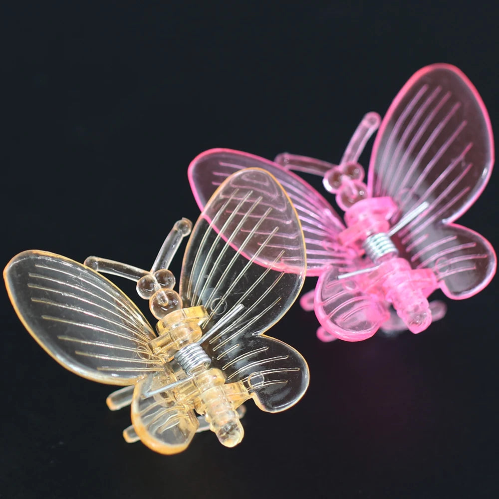 50/100pcs Orchideen clips Schmetterlings klemmen Garten pflanzen Rebe Klettern feste Unterstützung bunte Kunststoff dekorative Bonsai Dekoration