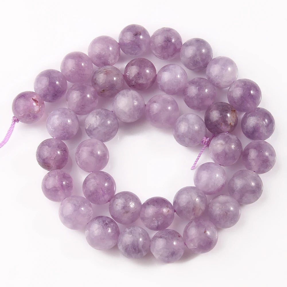 6/8/10mm Naturstein Saphir Farbe Jade Perlen blau runde lose Perlen für Schmuck herstellung liefert DIY Charms Armbänder 15''