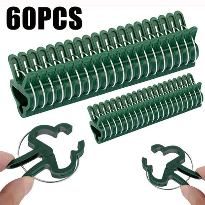 Rattan-Pflanzenstützclips Garten-Pflanzenclips Halter für Pflanzenstiele Mehrzweck-Pflanzenclips Robuste Gurkenclips Pflanzenstütze