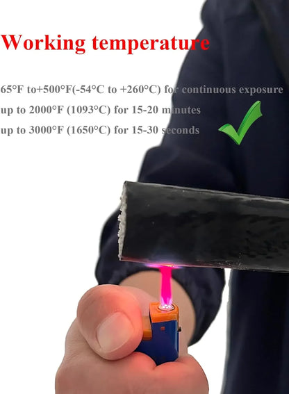 Hochtemperaturbeständiges Glasfaserrohr, Silikonharz beschichtete Glasfaser, feuerhemmendes Gehäuse, geflochtene feuerfeste Hülse