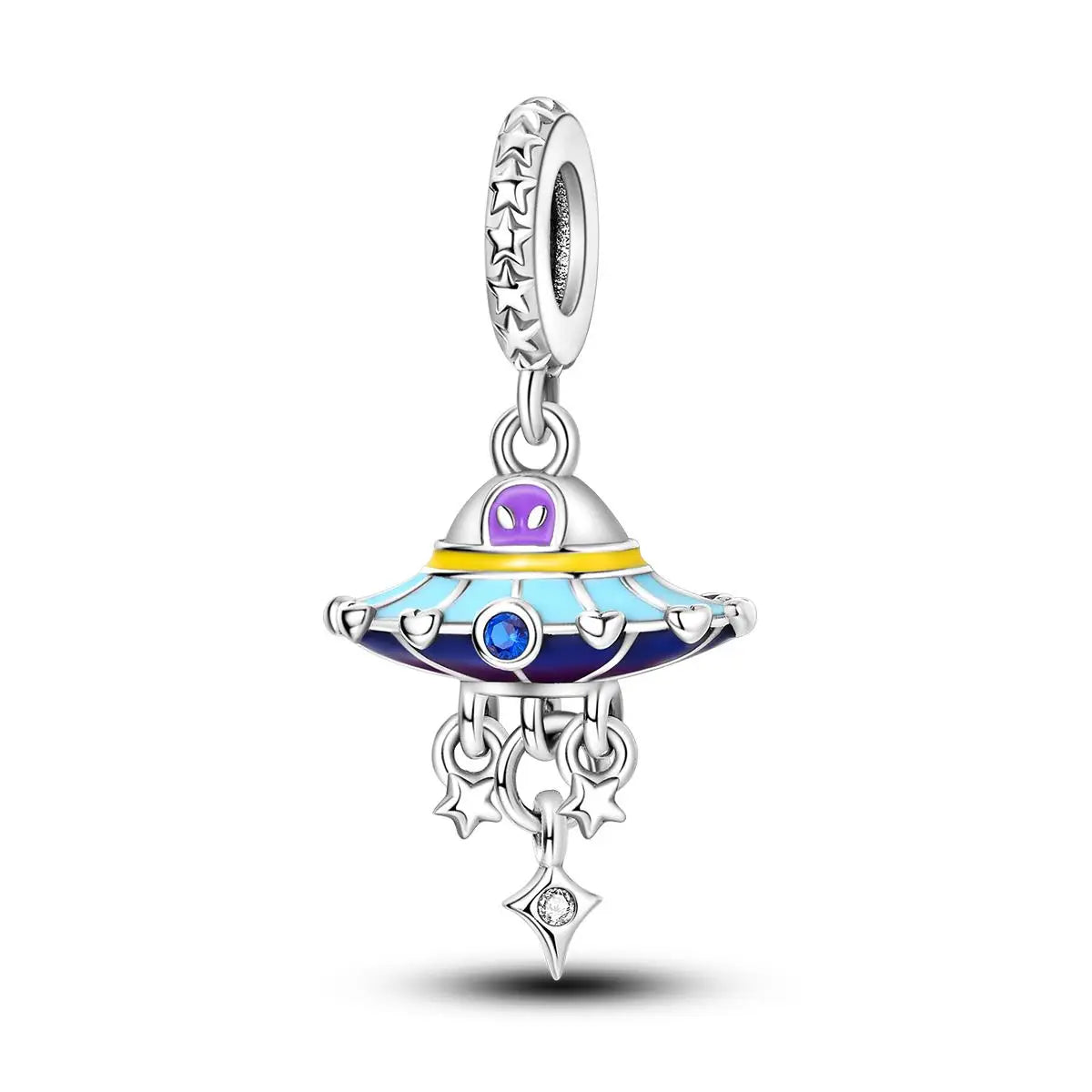 925er Silber vergoldete baumelnde Charms-Perlen für Original-Armbänder, DIY-Modeschmuckherstellung