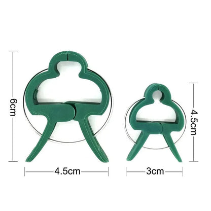 Rattan-Pflanzenstützclips Garten-Pflanzenclips Halter für Pflanzenstiele Mehrzweck-Pflanzenclips Robuste Gurkenclips Pflanzenstütze