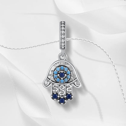 Blaue Serie 925 Sterling Silber Eidechsen-Herz Roboter Kaffee Mit Blumen Charms Passend für DIY Armband Halskette Casual Party Geschenke