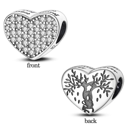 Heißer Verkauf Charms Perlen 925 Sterling Silber Farbe Bogen Kreuz Lebensbaum Perlen Fit DIY Original Armreif Charme Anhänger Schmuck