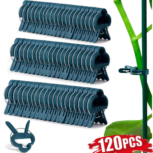 20-120 stücke Anlage Feste Clips Wiederverwendbare Garten Anlage Unterstützung Halterung Für Feste Pflanzen Reben Blume Sämling Stamm Garten Liefert