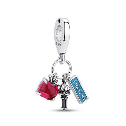 Original 100% 925 Sterling Silber Charm Bead Reise Taxi Motorrad Riesenrad Charms Fit Pandora Armbänder Frauen Diy Schmuck