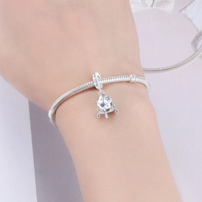Original S925 Sterling Silber Märchen Der Nussknacker Charms Perlen Fit Armbänder Halskette DIY Party Geschenke Schmuck Zubehör