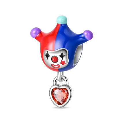 Vergnügungspark-Charm aus 925er-Sterlingsilber, Riesenrad, Achterbahn, Zirkus, Clown, Karussell, passend für DIY-Armbänder, Halsketten, Souvenir