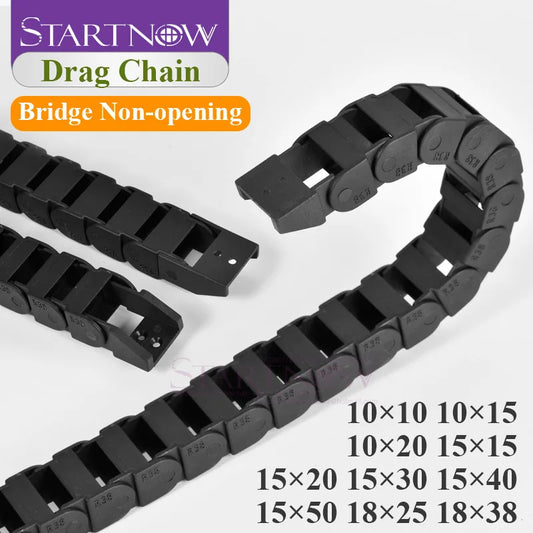 Startnow Kunststoff-Schleppketten, Drahtträger mit Endanschlüssen, Brückengetriebe, Kabelkette, CNC-Fräser, Lasermaschine, Schleppleine