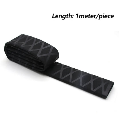 /5pcs rutsch feste Angelrute Schrumpf schlauch abdeckung 15 18 20 22 25 28 30 35 40 45 50mm Griff schützen wasserdichte Angelrute koffer
