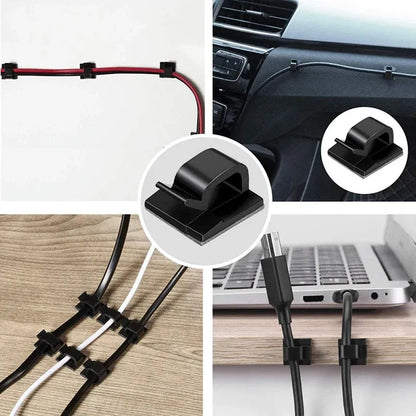 10-150PCS Kabel Organizer Clips Draht Wickler Halter Kopfhörer Maus Kabel Clip Protector USB Kabel Management Clips draht Manager