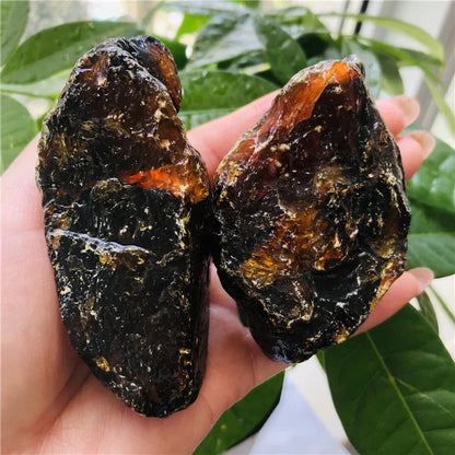 Heiß! !Natürliche Bernstein-Kristall-Edelstein-Kollektion aus rohem Stein, Mineralproben, heilende Heimdekoration