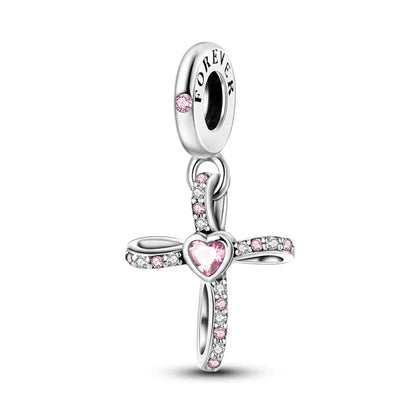 925 Silber Charms Original Design Blaue Augen Zirkon Katze Hund Perle Herz Charme DIY Fit Armband Für Frauen Hochzeit Schmuck Geschenk