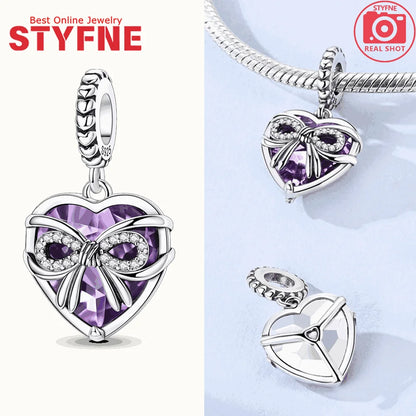 S925 Silber Für Immer Liebe Mutter Familie Schwester Herz Charms Perlen Fit Original Armband Charme Diy Familie Geschenk für Frauen