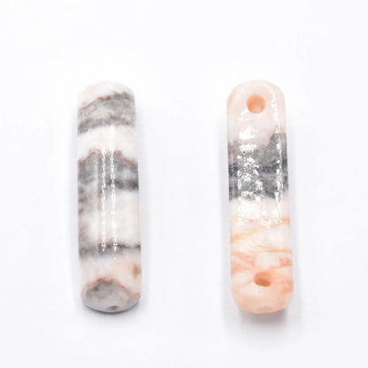 Wholesale10pcs/lot Natürlicher Fluorit Stein Kristall Stecker Anhänger Mode Armband Halskette Zubehör für Schmuckherstellung