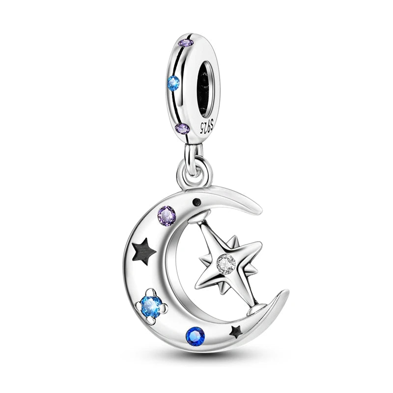 Charms aus 925er-Sterlingsilber, Flugzeug, Reisepass, Elefant, Perlenanhänger, passend für Original-Armbänder, für Frauen, Geburtstag, Modeschmuck, Geschenk