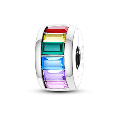 Silberverschluss, 925er-Sterlingsilber, CZ-Pflaster-Clip-Charms, Gänseblümchen-Perlen, Stopper, Sicherheitskette, passend für Original-Armreif, Schmuck-Clip